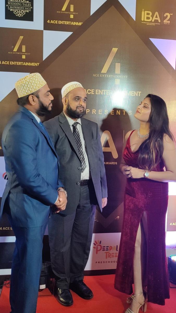 Trans Globe Indore representatives at the International Business Awards