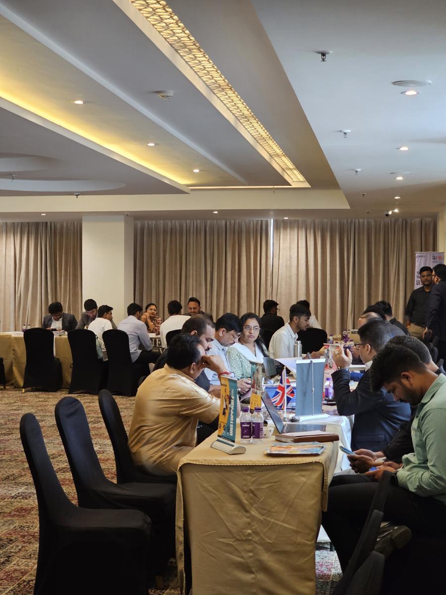 Students and families attending individual international education meetings