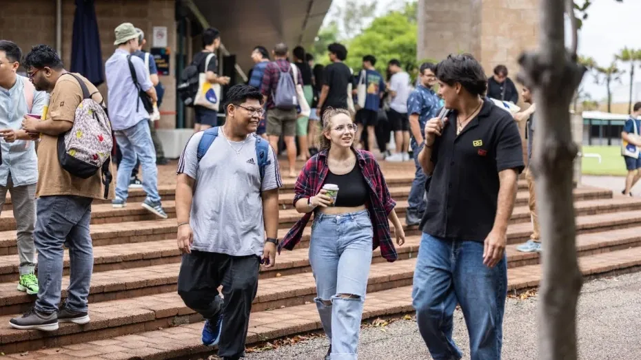 Students studying abroad