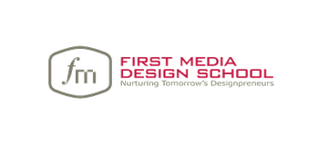 First Media Design School (FDMS) logo
