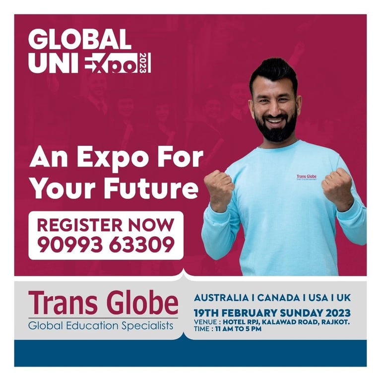 Global UNIExpo 2023 – Gujarat's Biggest Study Abroad Event event artwork