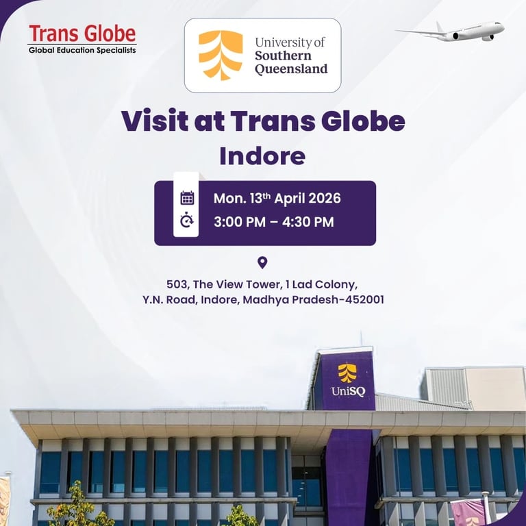 University of Southern Queensland Visit Indore 2026 event artwork